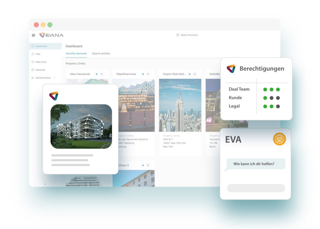 KI-gestützter Transaktionsdatenraum für Immobilien mit Dokumentenmanagement, Zugriffskontrolle und automatischer Analyse